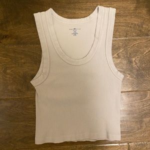 Ribbed Brandy Melville Tank